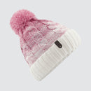 VENTURE PINK/WHITE OMBRE POM POM HAT