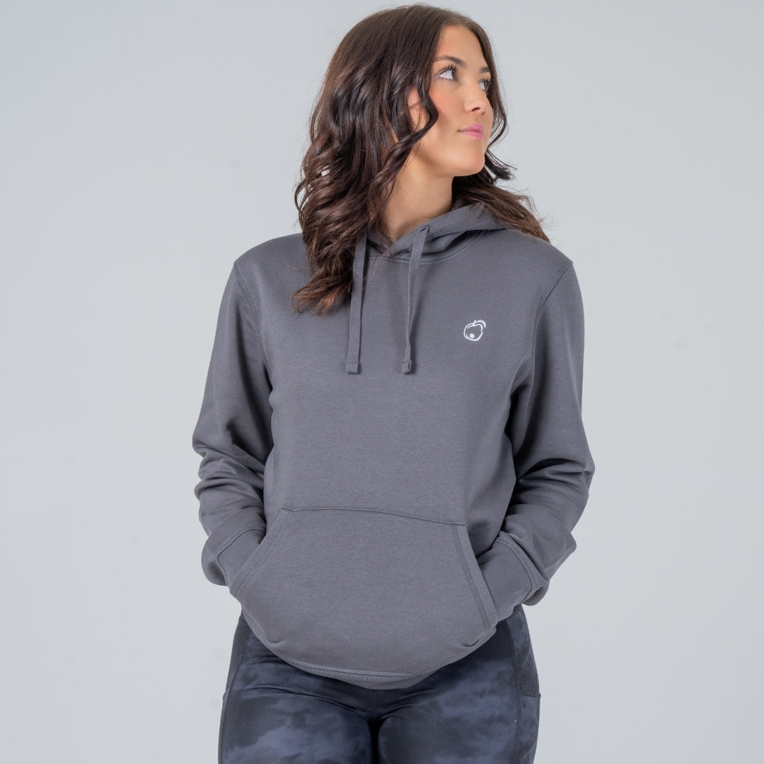 PEACHEE ANTHRACITE OVERSIZE HOODIE