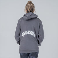 PEACHEE ANTHRACITE OVERSIZE HOODIE