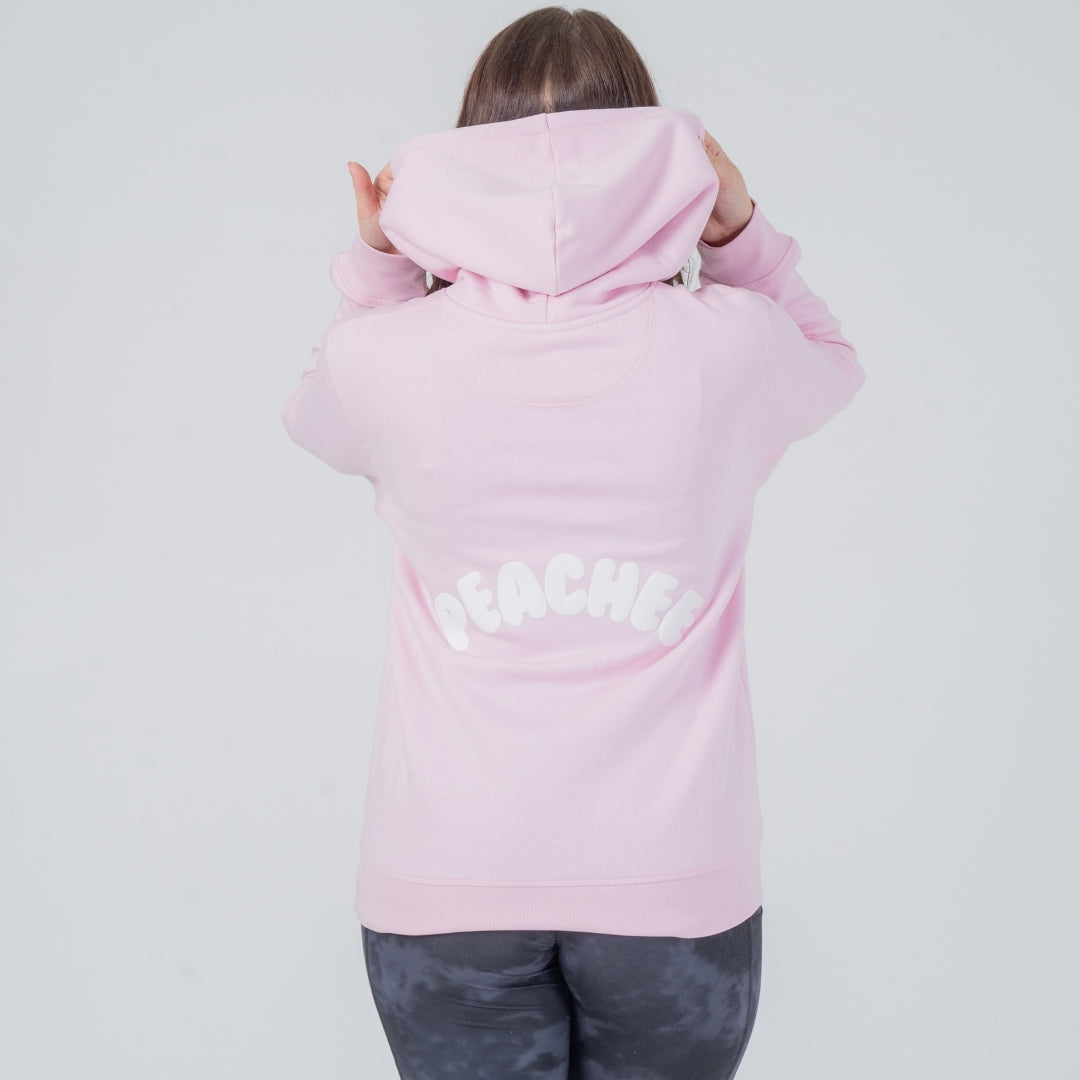 PEACHEE PINK OVERSIZE HOODIE