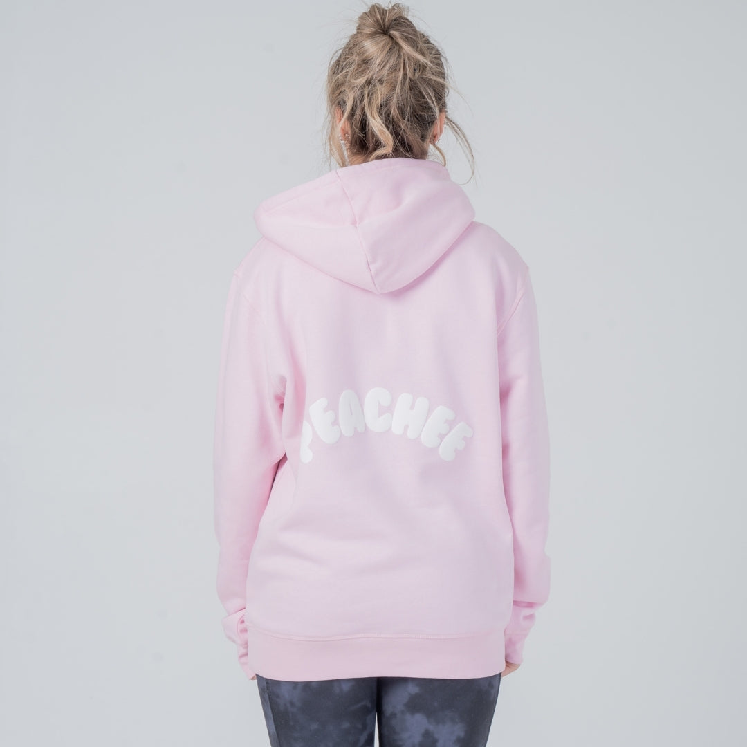 PEACHEE PINK OVERSIZE HOODIE