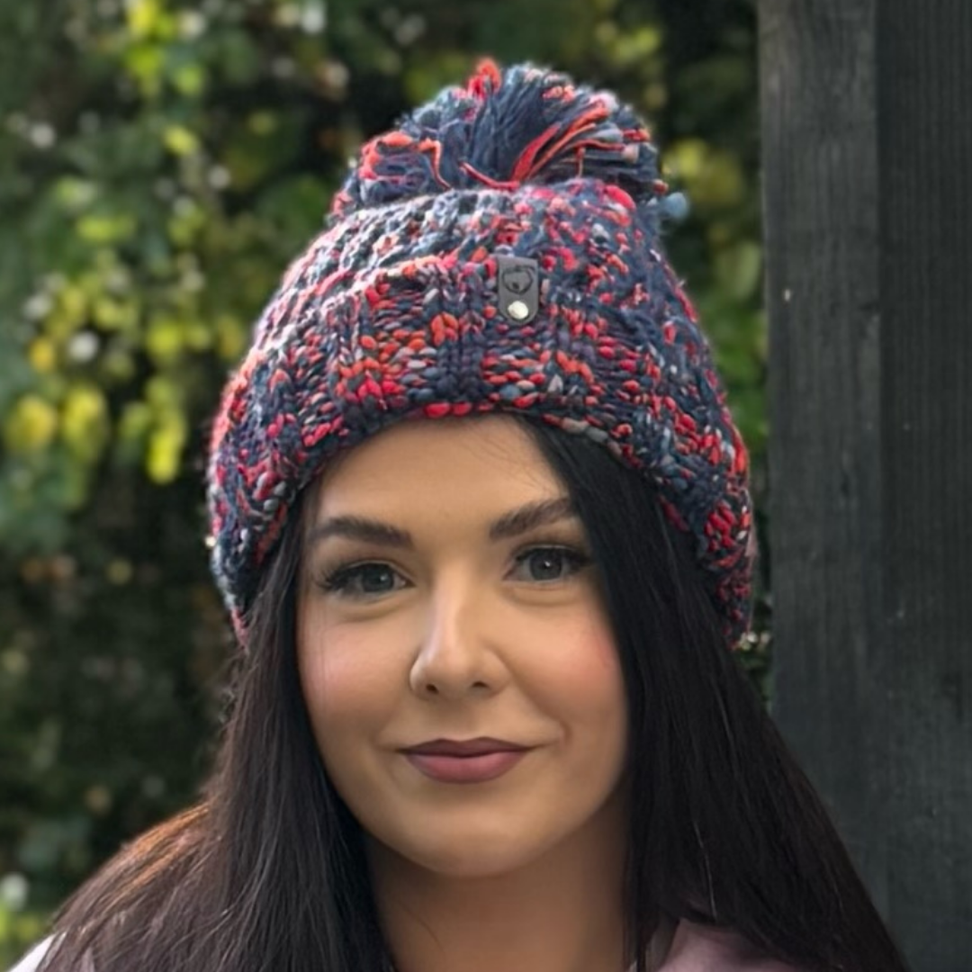 VENTURE POM POM CAMPFIRE TWISTER BEANIE