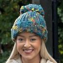 VENTURE POM POM RETRO TWISTER BEANIE