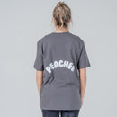 PEACHEE COTTON ANTHRACITE OVERSIZE T-SHIRT