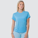 ASPIRE TURQUOISE PERFORMANCE FITTED T-SHIRT