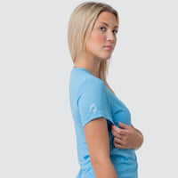 ASPIRE TURQUOISE PERFORMANCE FITTED T-SHIRT