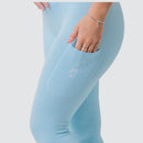 ASPIRE SKY BLUE SEAMLESS FIT MULTI SPORT FLEX LEGGINGS