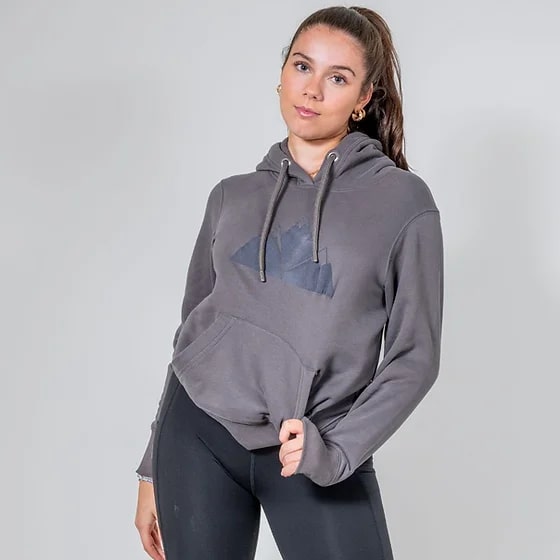 VENTURE CHARCOAL ECO MOUNTAIN HOODIE - Peachybean