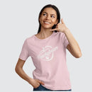 URBAN ECO C PINK FITTED T-SHIRT - Peachybean