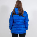 VENTURE BLUE HOODED PADDED JACKET - Peachybean