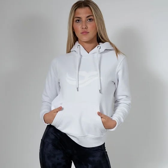 VENTURE WHITE ECO OCEAN HOODIE - Peachybean