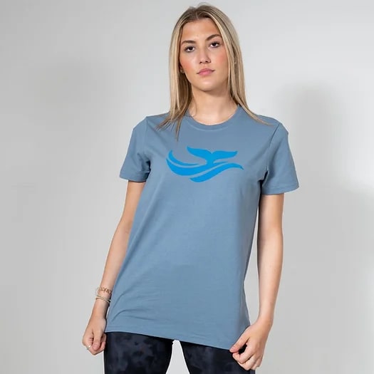 VENTURE RECYCLED OCEAN BLUE STONE RELAXED FIT T-SHIRT