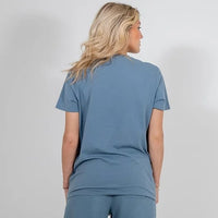 BLISS ECO BLUE STONE RELAXED FIT T-SHIRT - Peachybean