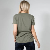 VENTURE ECO OCEAN KHAKI RELAXED FIT T-SHIRT - Peachybean