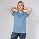 VENTURE ECO OCEAN BLUE STONE RELAXED FIT T-SHIRT - Peachybean