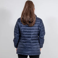 VENTURE NAVY HOODED PADDED JACKET - Peachybean