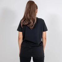 VENTURE ECO MOUNTAIN BLACK RELAXED FIT T-SHIRT - Peachybean