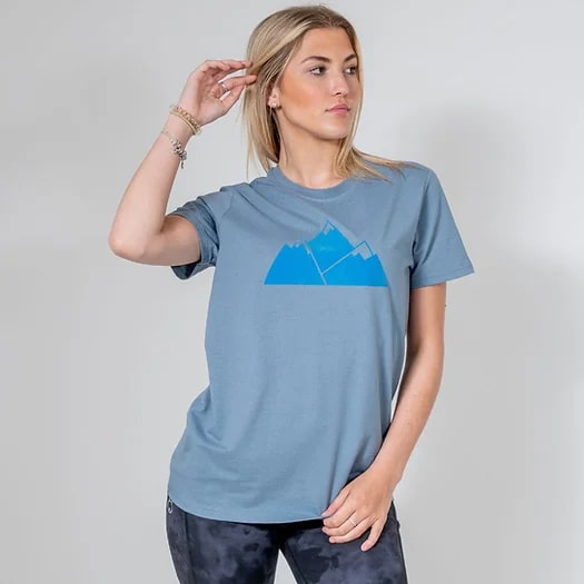 VENTURE RECYCLED MOUNTAIN BLUE STONE RELAXED FIT T-SHIRT