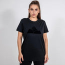 VENTURE ECO MOUNTAIN BLACK RELAXED FIT T-SHIRT - Peachybean