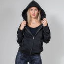 ASPIRE BLACK ECO ZIP HOODIE - Peachybean