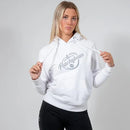 URBAN PEACHY WHITE ECO HOODIE - Peachybean